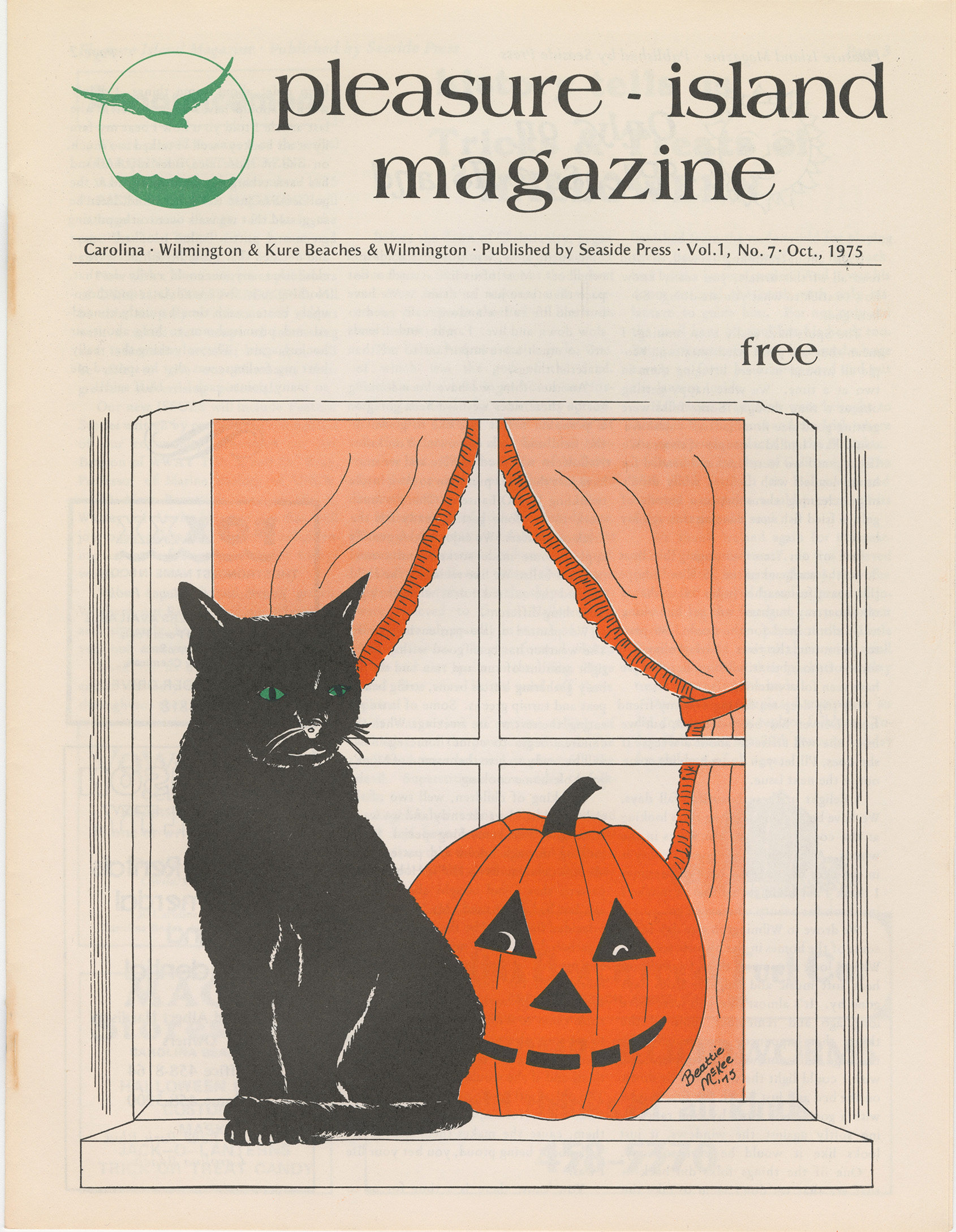 Pleasure Island Magazine Vol. 1 No. 7 October 1975